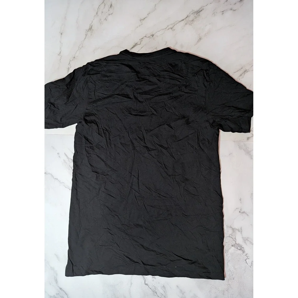 Calvin Klein Mens Classic Fit V-Neck T-Shirt Black Cotton Short‎ Sleeve Size M